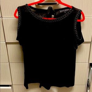 Generation Love Embellished Cold Shoulder Top